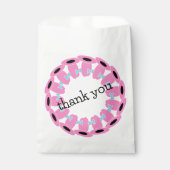 女性のカーボーイハットバースデーパーティー フェイバーバッグ (正面)