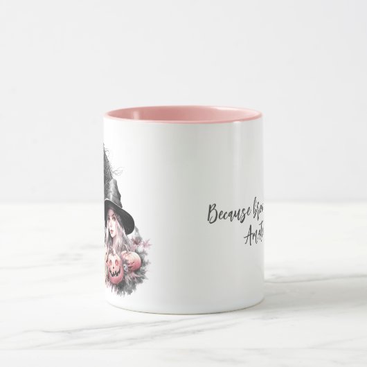 女性のカーボーイハロウィーンの馬のブルームはアマチュアのために マグカップ (中央)