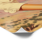 女性のカーボーイハートすべてのステッチ：ワイルドウエストウィスパー ポスター (コーナー)