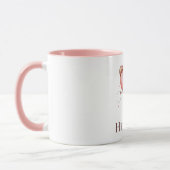 女性のカーボーイハートヘイユー引用文 マグカップ (左)