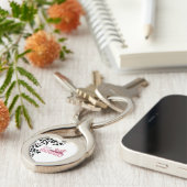 女性のカーボーイバチェロレッテラストロードー キーホルダー (側面)