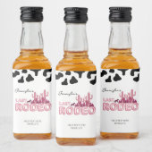 女性のカーボーイバチェロレッテラストロードー リキュールボトルラベル (ボトル)