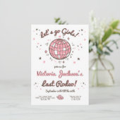 女性のカーボーイバチェロレッテ旅程レッツゴーガールズインヴィ 招待状 (スタンド正面)