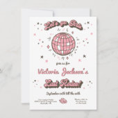 女性のカーボーイバチェロレッテ旅程レッツゴーガールズ 招待状 (正面)