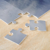 女性のカーボーイバレルレース ジグソーパズル (側面)