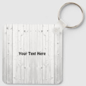 女性のカーボーイパーソナライズされた素朴 キーホルダー (裏面)