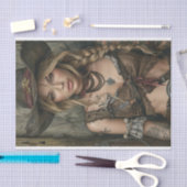 女性のカーボーイビベス21 薄葉紙 (クラフト)