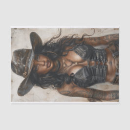 女性のカーボーイビベス23 薄葉紙