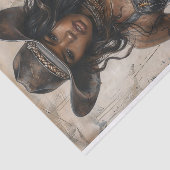 女性のカーボーイビベス25 薄葉紙 (詳細)