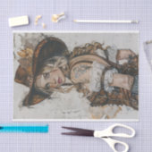 女性のカーボーイビベス27 薄葉紙 (クラフト)