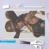 女性のカーボーイビベス28 薄葉紙 (クラフト)