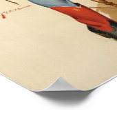 女性のカーボーイピンアップガール ポスター (角)