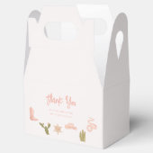 女性のカーボーイピンクウェスタンファースト誕生日 フェイバーボックス (オープン)