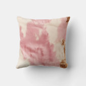 女性のカーボーイピンククリームブラウンコウィドフローラブーツ クッション (裏面)