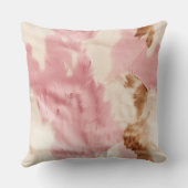 女性のカーボーイピンククリームブラウンコウィド クッション (裏面)