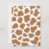 女性のカーボーイピンクファーストロデオファースト誕生日 招待状 (裏面)