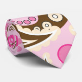 女性のカーボーイピンクブラウンペイズリーフラワーズカントリーテキサス州 ネクタイ (ロール)