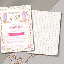 女性のカーボーイピンクブーツウェスタンバースデーパーティー