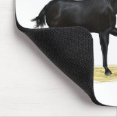 女性のカーボーイピンナップ付き馬マウスパッド マウスパッド (コーナー)