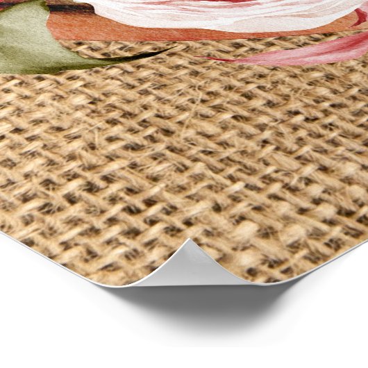 女性のカーボーイファースト・ロデオ・ファーム・ウマの誕生日パーティー ポスター (角)