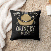 女性のカーボーイフィームカントリーミュージックラバーウエスタン踊り クッション (ブランケット)