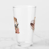 女性のカーボーイブラウンウエスタンカウボーイブーツ タンブラーグラス (左)