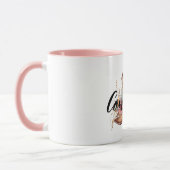 女性のカーボーイブラウンウエスタンカウボーイブーツ マグカップ (左)