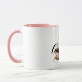 女性のカーボーイブラウンウエスタンカウボーイブーツ マグカップ