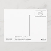 女性のカーボーイブルライダー ポストカード (裏面)