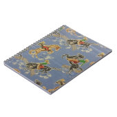 女性のカーボーイブロンクライダー ノートブック (左側)