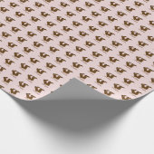 女性のカーボーイブーツ ラッピングペーパー (角)