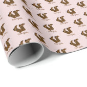 女性のカーボーイブーツ ラッピングペーパー (ロールコーナー)