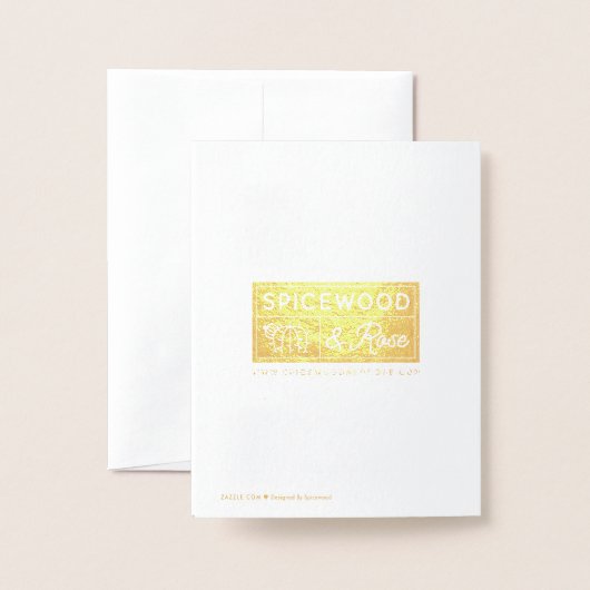 女性のカーボーイブートノートカード 箔カード (裏面封筒付き)