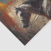 女性のカーボーイプロファイルの切り離し 薄葉紙 (詳細)