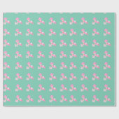 女性のカーボーイベビーギフト包装紙 ラッピングペーパー (フラット)