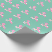 女性のカーボーイベビーギフト包装紙 ラッピングペーパー (角)