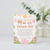 女性のカーボーイベビークロセラインウェスタンサンキューカード シーズンカード (スタンド正面)