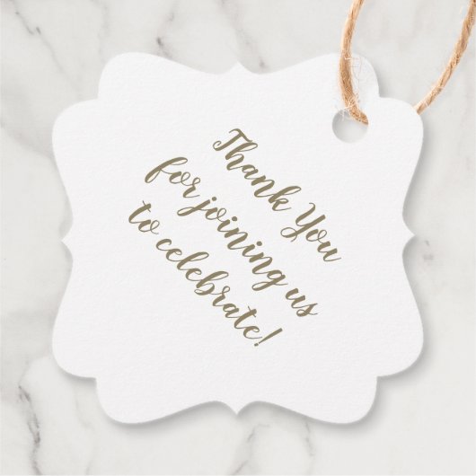 女性のカーボーイベビーシャワーカントリー西ピンクガール フェイバータグ (裏面)