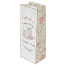 女性のカーボーイベビーシャワーカントリー西ピンクガール