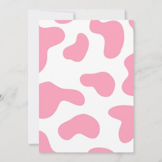 女性のカーボーイベビーシャワー招待状、ロデオベビーシャワー 招待状 (裏面)