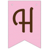 女性のカーボーイホースポニーキュート1st誕生日パーティーテーマ バンティングフラッグ (第2の旗)