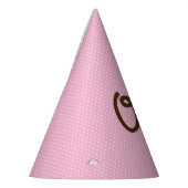 女性のカーボーイホースポニーキュート1st誕生日パーティーテーマ パーティーハット (左)