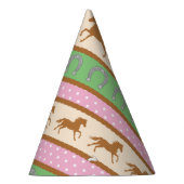 女性のカーボーイホースポニーキュート1st誕生日パーティーテーマ パーティーハット (右)