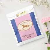 女性のカーボーイホースポニーキュート1st誕生日パーティーテーマ フェイバーバッグ (封をした状態)