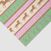 女性のカーボーイホースポニーキュート1st誕生日パーティーテーマ 薄葉紙 (詳細)