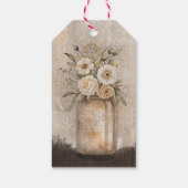 女性のカーボーイボホフローラウエスタンスクリプト ギフトタグ (裏面)