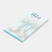 女性のカーボーイポストイットノート4" x 6" | 便箋 ポストイット (アングル)