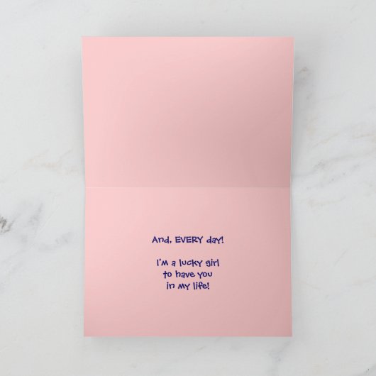 女性のカーボーイマザーズデイ – ウェスタン カード (内部)