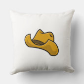 "女性のカーボーイママ – ウェスタンラブティー クッション (裏面)