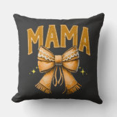 "女性のカーボーイママ – ウェスタンラブティー クッション (正面)